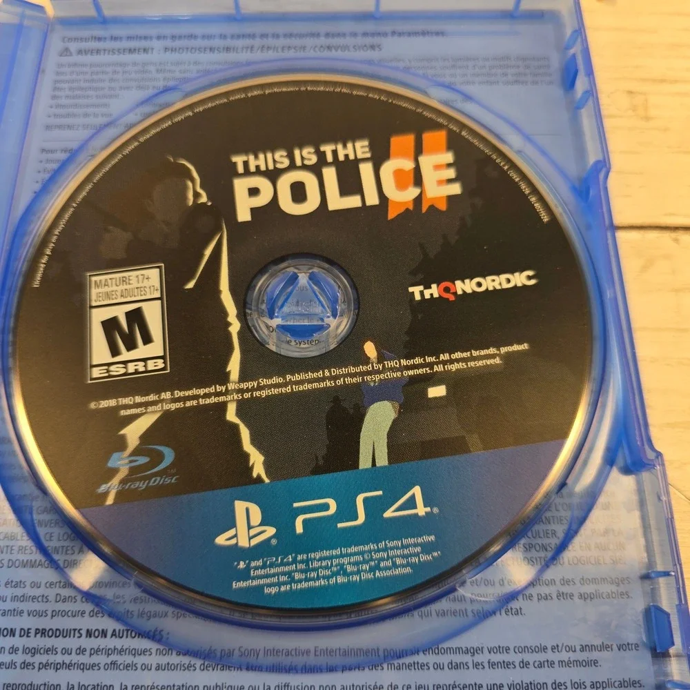 This Is the Police II 2 PS4 PlayStation 4 THQ Nordic Strategy Tactical Game